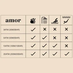 Amor Damenuhren-Quarzuhr Damen, Herren, Unisex