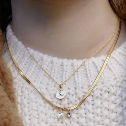 Amor Halsketten | Damenschmuck-NOELANI Kette mit Anhänger Damen