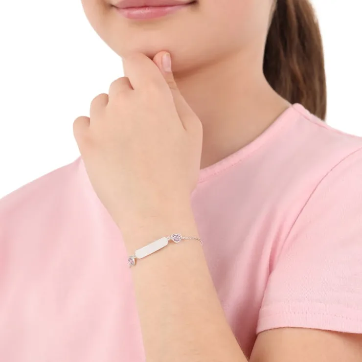 Amor Prinzessin Lillifee | Kinderschmuck-Prinzessin Lillifee Identarmband Mädchen