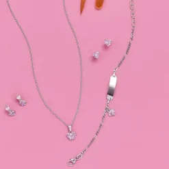 Amor Halsketten | Kinderschmuck-Prinzessin Lillifee Kette mit Anhänger Mädchen