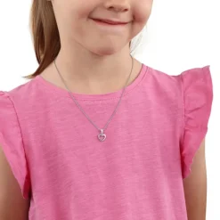 Amor Halsketten | Kinderschmuck-Prinzessin Lillifee Kette mit Anhänger Mädchen