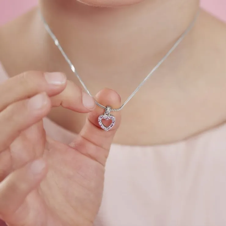 Amor Halsketten | Kinderschmuck-Prinzessin Lillifee Kette mit Anhänger Mädchen